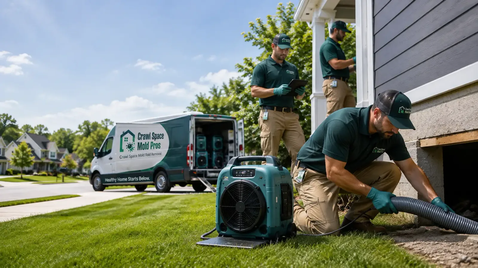 Crawl Space Mold Removal in Finley, ND